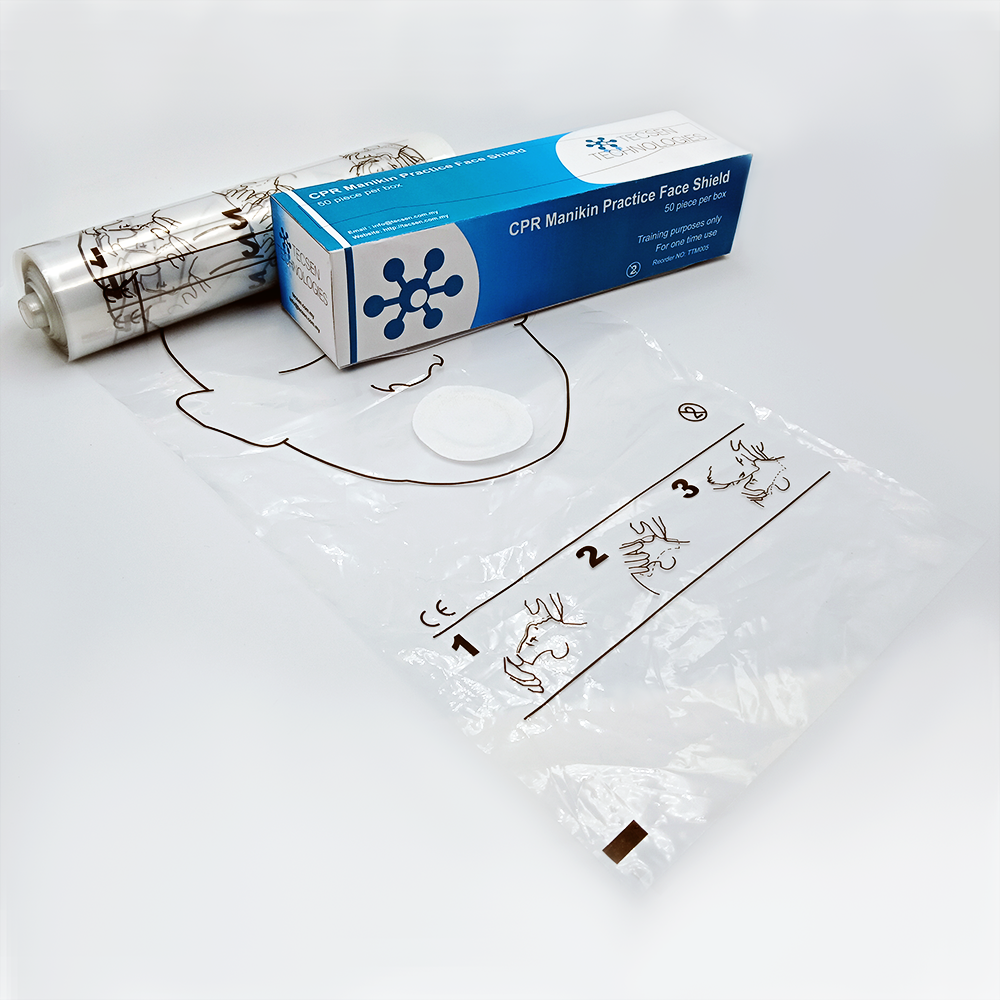 TECSEN CPR Manikin Face Shield (50's / Roll)